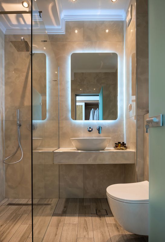 Bathroom with LED Lighting